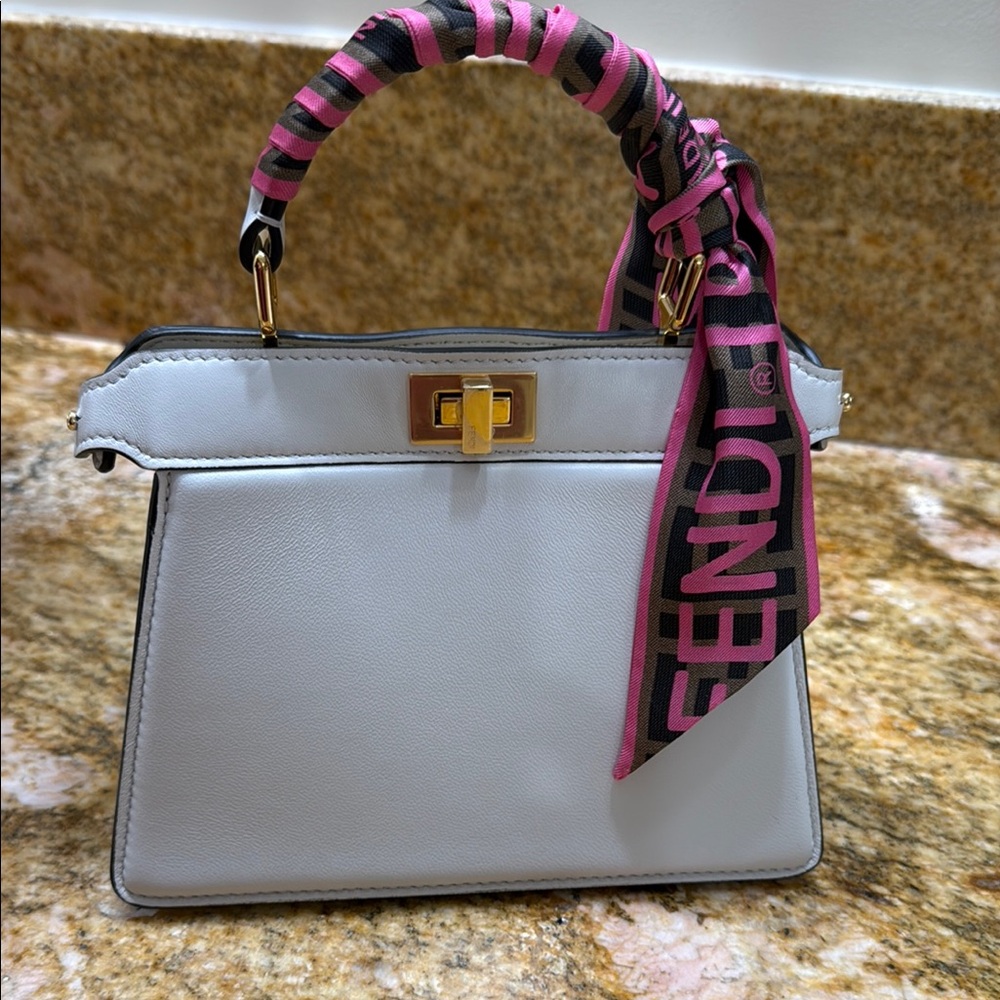 Fendi Peekaboo ISeeU Petite Top-Handle Bag